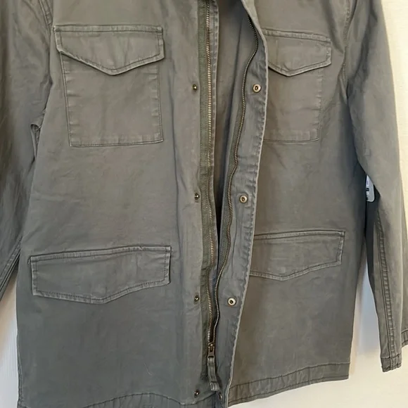 Mens Field Jacket, Stretch, Stow Away Hood - Picture 10 of 16